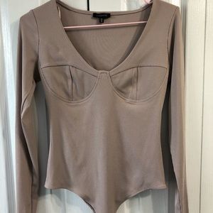 DYNAMITE Nude bodysuit